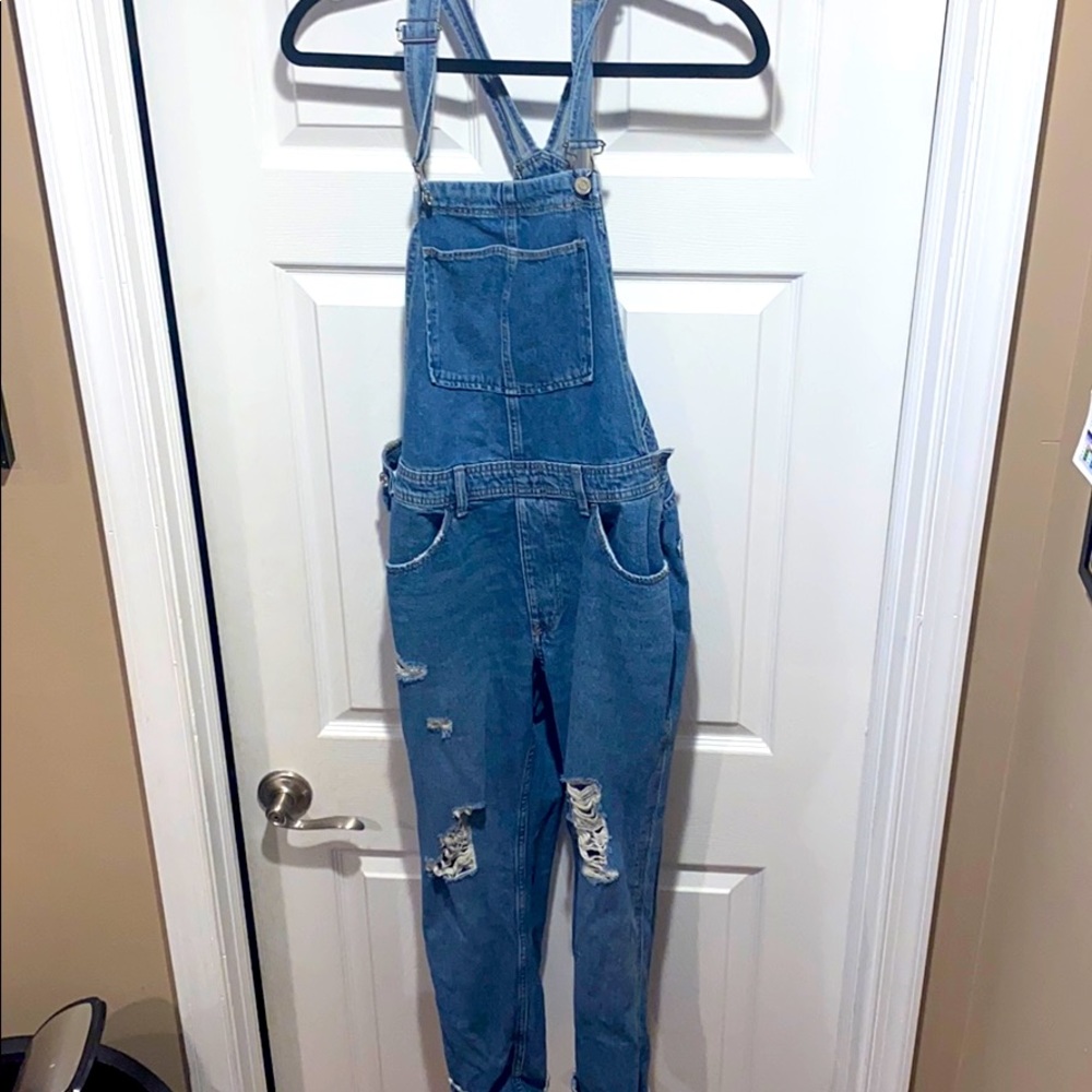 Denim overalls